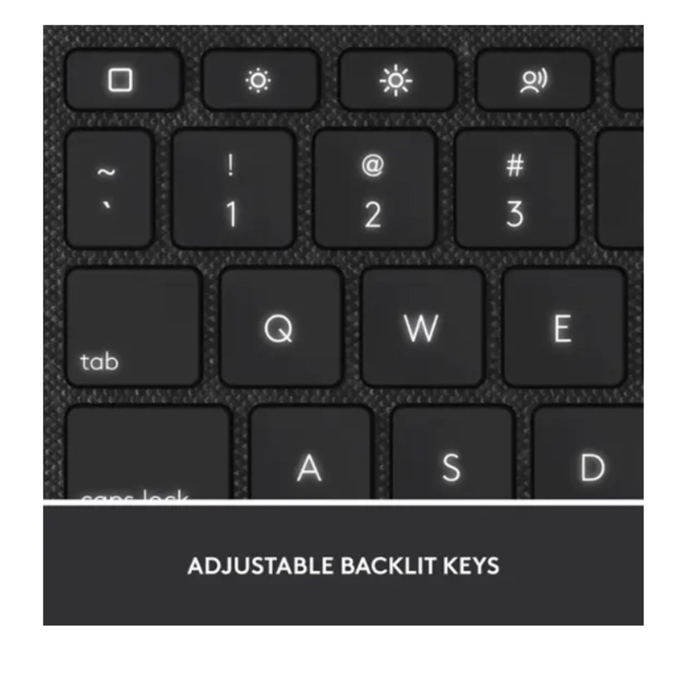 Logitech Gray Tablet Keyboard Case - Picture 5 of 8